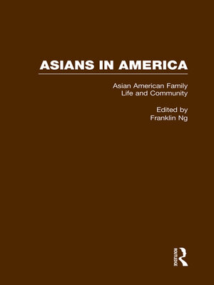 cover image of Asian American Family Life and Community